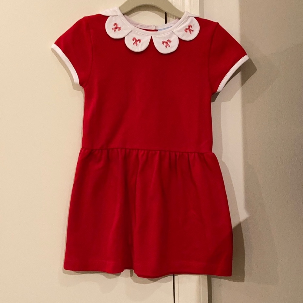 NWT Bella Bliss Candy Cane Christmas Red Dress